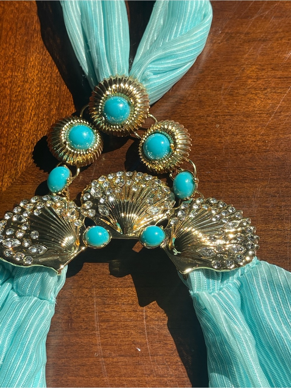 Turquoise Embellished Bikini Set “Lara” by beach bunny XL/L set RARE - Picture 6 of 14
